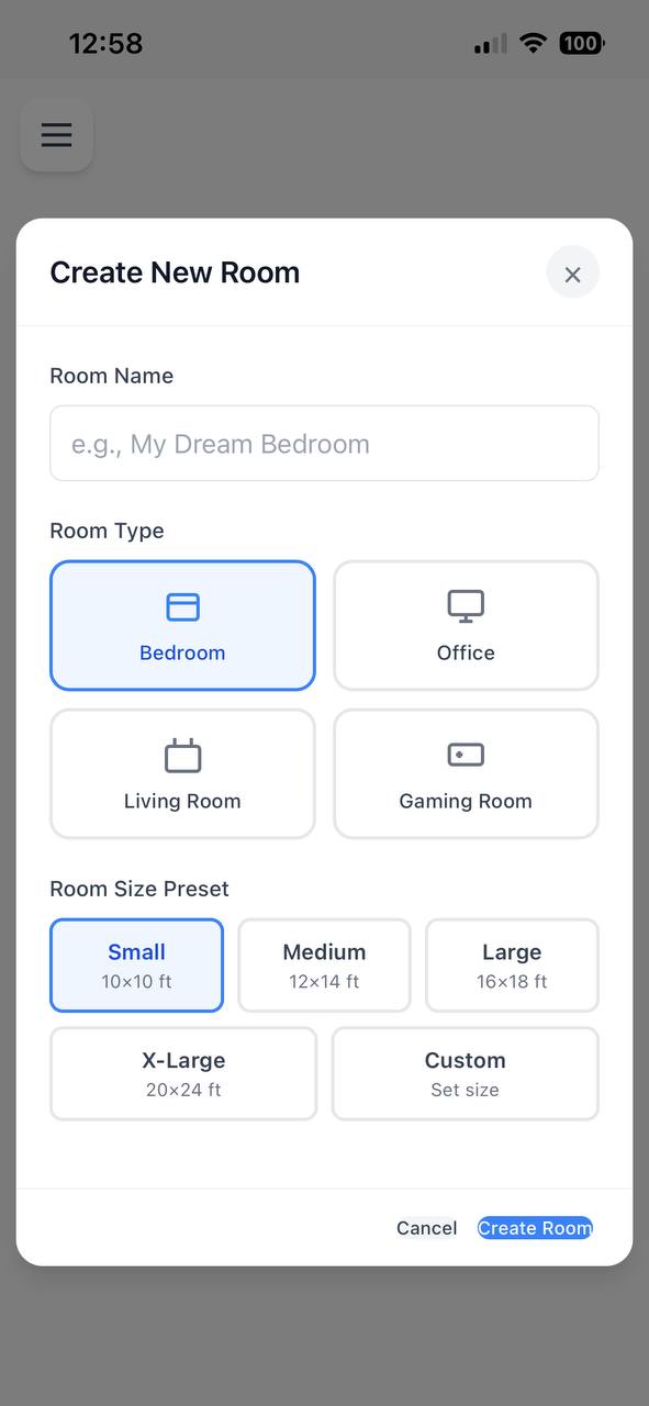 TDesign room setup 3